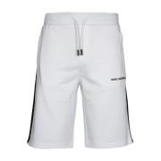 Witte Katoen Polyester Regular Fit Shorts Karl Lagerfeld , White , Her...