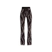 Broek met patroon Versace Jeans Couture , Black , Dames