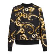 Sweatshirt met print Versace Jeans Couture , Black , Heren