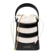 Mini The Rise schoudertas Alexander McQueen , White , Dames