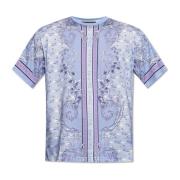 Bedrukt T-shirt Versace Jeans Couture , Purple , Heren