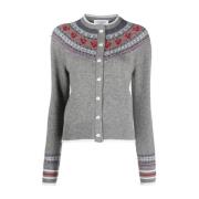 Stijlvolle Sweaters Collectie Thom Browne , Gray , Dames