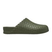 Groene Sandalen Sabot Crocs , Green , Dames