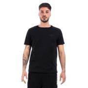 Zwart Katoen Regular Fit T-Shirt Moschino , Black , Heren