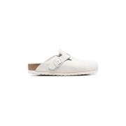 Witte Boston Klompen Birkenstock , White , Dames