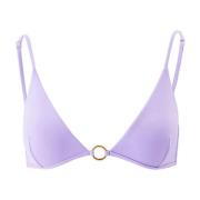 Lavendel Bikini Top met Gouden Trim Melissa Odabash , Purple , Dames