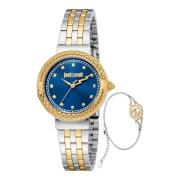 Elegant Stainless Steel Analog Watch Just Cavalli , Multicolor , Dames