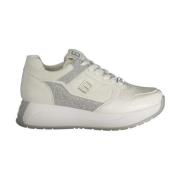 Witte Platform Sneaker met Contrastdetails Laura Biagiotti , White , D...