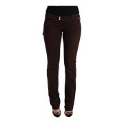 Slim Fit Denim Jeans Bruin Knoop Cycle , Brown , Dames