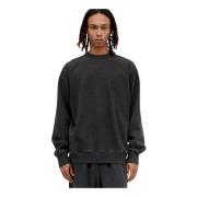 Gewassen Finish Crewneck Sweatshirt The Row , Black , Heren