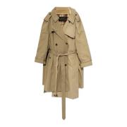 Trench Coat met strikken Balenciaga , Beige , Dames