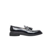 Geborsteld leren Tassel Loafers Thom Browne , Black , Heren