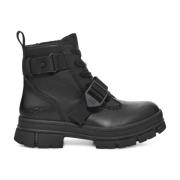 Zwarte Veterschoenen UGG , Black , Dames