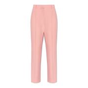 Geplooide broek Alexander McQueen , Pink , Dames