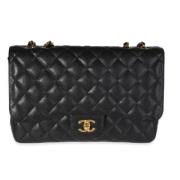 Pre-owned Leather crossbody-bags Chanel Vintage , Black , Dames