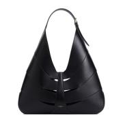 Zwarte Delta Hobo Tas Alaïa , Black , Dames