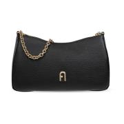 Primula Medium Schoudertas Furla , Black , Dames