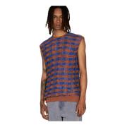 Gescheurde Gebreide Tanktop Isa Boulder , Multicolor , Heren