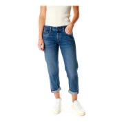 Cropped Boyfriend Fit Mid Waist Jeans G-star , Blue , Dames