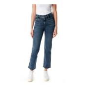 High Waist Straight Fit Jeans G-star , Blue , Dames