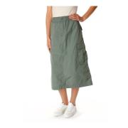 Ripstop Cargo Rok met A-Line Stijl Carhartt Wip , Green , Dames