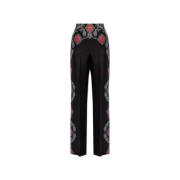 Zijden broek Etro , Blue , Dames