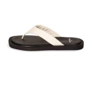 Nappa Leren Teenslippers Copenhagen Shoes , Beige , Dames