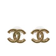 Pre-owned Metal chanel-jewelry Chanel Vintage , Yellow , Dames