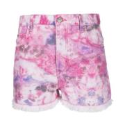 Tie-Dye Frayed Mulberry Shorts Isabel Marant , Multicolor , Dames