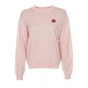 Bloem Logo Trui Kenzo , Pink , Dames