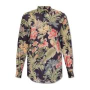 Bloemenpatroon overhemd Etro , Multicolor , Heren