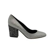 Pre-owned Leather heels Sergio Rossi Pre-owned , Gray , Dames