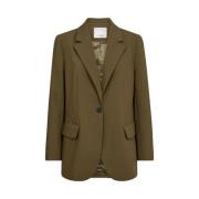 Oversize Army Blazer Vola Stijl Co'Couture , Green , Dames