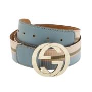 Pre-owned Canvas belts Gucci Vintage , Multicolor , Dames