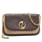 Pre-owned Canvas gucci-bags Gucci Vintage , Brown , Dames