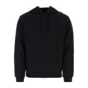 Stijlvolle Zwarte Katoenen Sweatshirt A.p.c. , Black , Heren