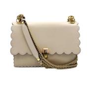 Pre-owned Leather fendi-bags Fendi Vintage , Beige , Dames