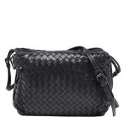 Pre-owned Leather shoulder-bags Bottega Veneta Vintage , Black , Dames