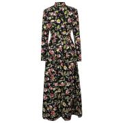 Bloemen Lange Jurk met V-hals Obidi , Multicolor , Dames