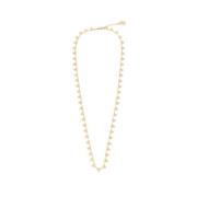 Gouden Ketting met Driehoekige Schakels Malababa , Yellow , Dames