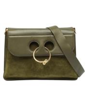 Pre-owned Leather shoulder-bags JW Anderson Pre-owned , Green , Dames