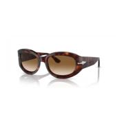 Stijlvolle zonnebril met bruine lenzen Persol , Brown , Unisex