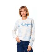 Bergprint Ronde hals Sweater New Queen MC2 Saint Barth , Multicolor , ...