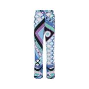 Zijden Wijde Broek Emilio Pucci , Multicolor , Dames