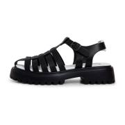 Stijlvolle Blokhak Sandalen - Zwart Cesare Gaspari , Black , Dames