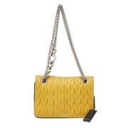 Pre-owned Leather shoulder-bags Miu Miu Pre-owned , Yellow , Dames