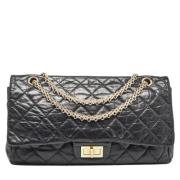 Pre-owned Leather chanel-bags Chanel Vintage , Black , Dames