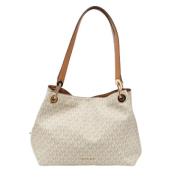 Pre-owned Coated canvas shoulder-bags Michael Kors Pre-owned , White ,...