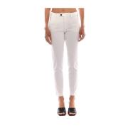 Witte Chino Flow Broek Roy Roger's , White , Dames