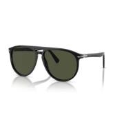 Elegante zonnebril van hoogwaardig acetaat Persol , Black , Unisex